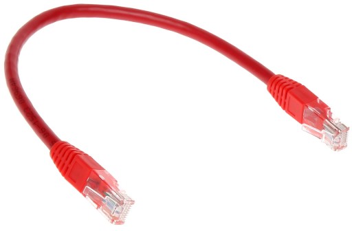PATCHCORD RJ45/0,2-RED 0,2 m
