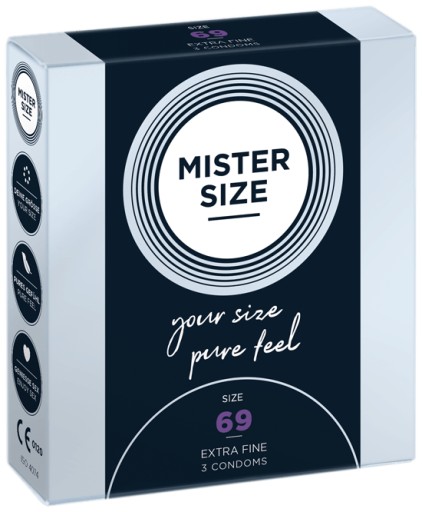MISTER SIZE kondómy prispôsobené na veľkosť sada 3x3 ks 60 64 69 mm