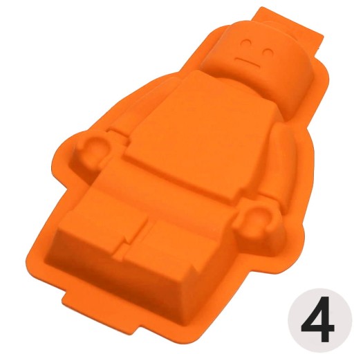 Forma, silikónová tortová forma na veľkú LEGO figúrku
