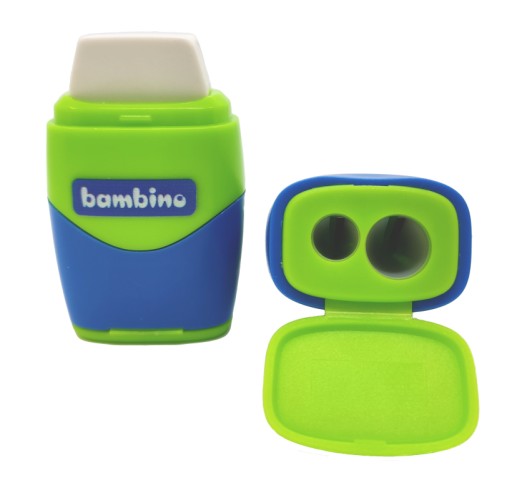 DVOJITÁ RUČNÁ brúska + GUMA 2v1 BAMBINO