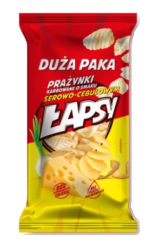 Łapsy Krimpované lupienky s príchuťou syra a cibule