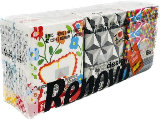 Renova Pop Edition vreckové obrúsky 6x7 ks
