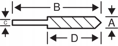 BAHCO 9646-5 VRTÁK DO DREVA Ø 5 mm