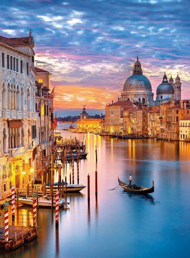 Puzzle 500. HQ Lighting Venice. Clementoni. 35056.