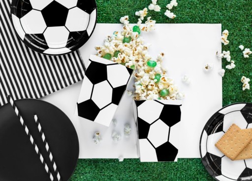 Popcorn Boxes Ball BIELY NARODENINY