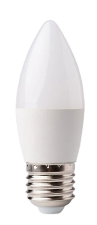 LED žiarovka na sviečku 10W (90W) E27 studená farba 6500K 900lm