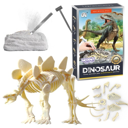 ARCHEOLÓG VYKOPÁVANIE KOSTRA DINOSAURA 3D HRAČKA DARČEK MINE EDU