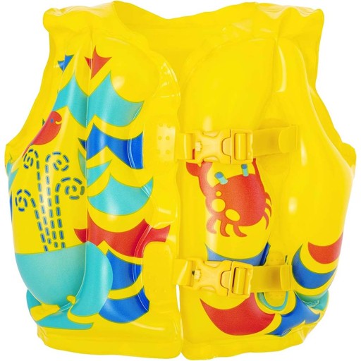 VESTA NA NAUČENIE PLÁVAŤ Kraba 41x30 cm NAFUKOVACÍ KAPOK BESTWAY 32069