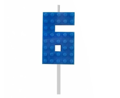 Narodeninové sviečkové lego bloky s číslami 123456789