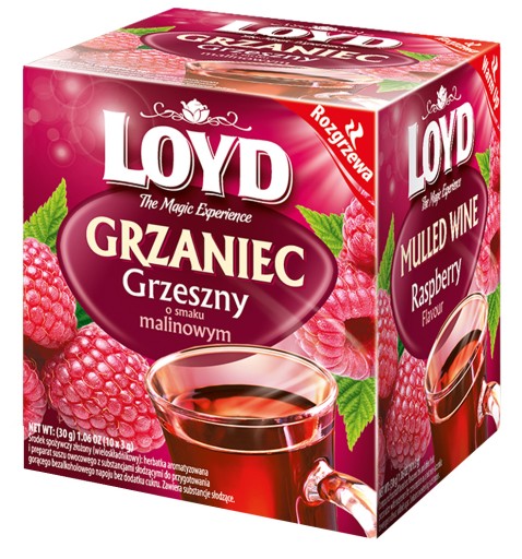 Hrejivý zimný čaj, varené maliny, nealko, korenisté tóny