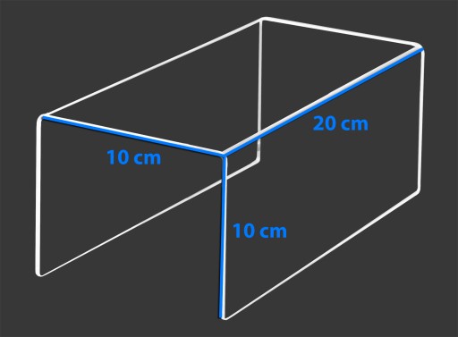 STOJAN STOJAN DISPLEJ PLEXI STEP 20/10 cm