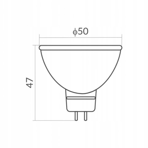 LED žiarovka MR16 12V 2W = 20W 160lm Neutrál