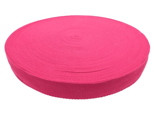 Prepravná páska 32 mm bavlnený popruh, ružová