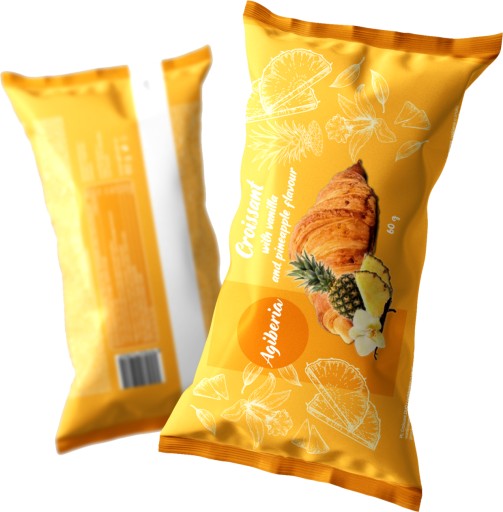 AGIBERIA Croissant Vanilka Ananás 60g