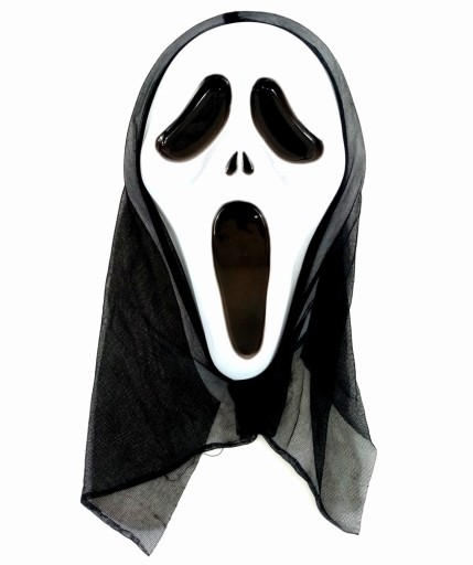 BM5 SCREAM MASKA S KUKÚČOU SCREAM HALLOWEEN