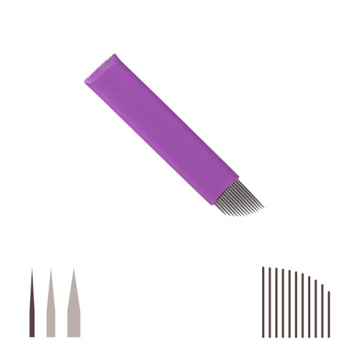 POPU - Microblading pero 16F 0,18 mm 1 ks