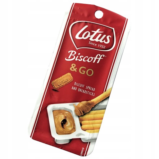 Krémové sušienky sušienky s tyčinkami LOTUS & GO 45 g
