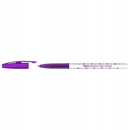 S-FINE guľôčkové pero fialové 0,5mm VOLUME'S STARS