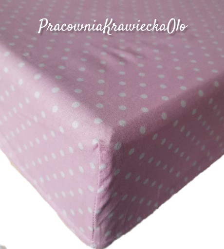 PREStieradlo kolíska 90x40 bodky na ružovej