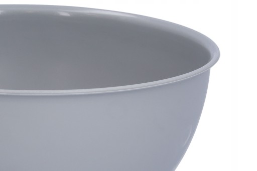 Kuchynská misa plastová, šedá, 19 cm, veľká, 1,5 l, na ovocný šalát, odolná