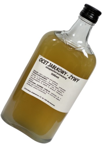 LIVE Jablčný ocot s octovou matkou - 500ml - euforiaLAB