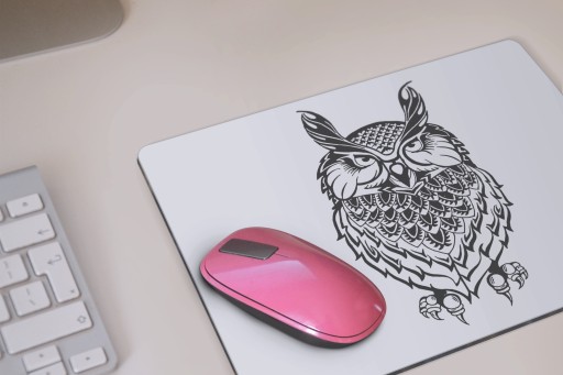 Podložka pod myš OWL podložka pod myš vták vtáky