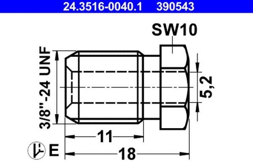 SKRUTKOVÝ KONEKTOR 24.3516-0040.1 ATE