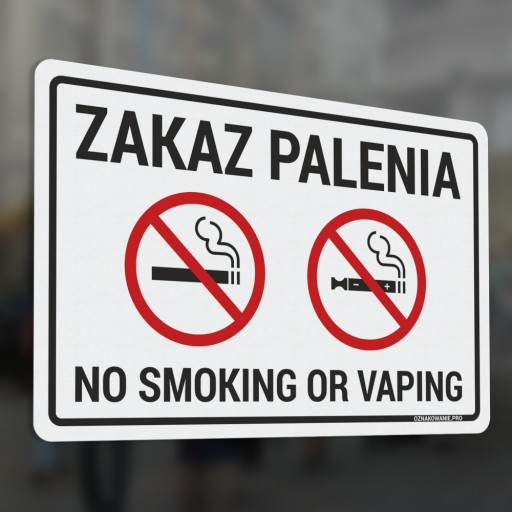 Nálepka - Zákaz fajčenia 10x15
