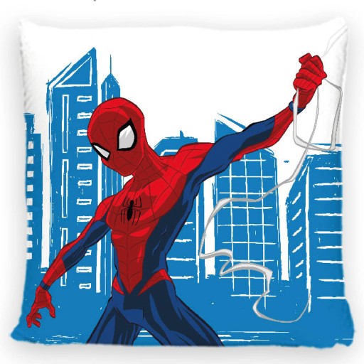 Dekoračná obliečka na vankúšik 40x40 SOFT VELVET pre dieťa Superhrdina Spidermana