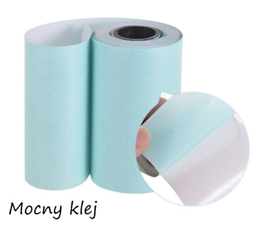 BIELY SAMOLEPIACI PAPIER KAZETY V ROLE PRE MINI TLAČIAREŇ DRUKUŚ CAMERA 5KS