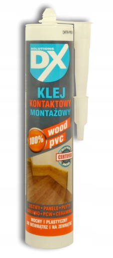 Montážne kontaktné lepidlo, 300ml tuba, drevo, PVC