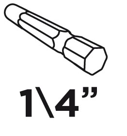 Skrutkovacie bity TX10x25mm 2ks GRAPHITE 57H971