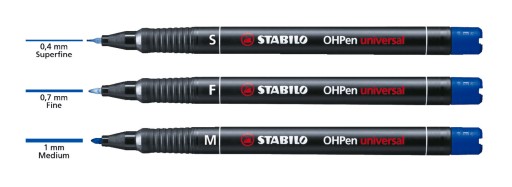 STABILO OHP F MODRÝ FILMOVÝ PIRÁT 842/41F