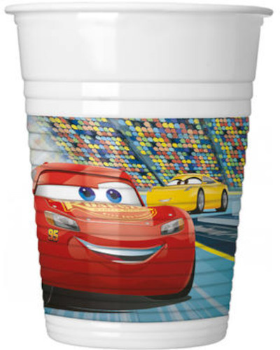 Aut Cars 3 Zygzak plastové poháre 200 ml 8 ks