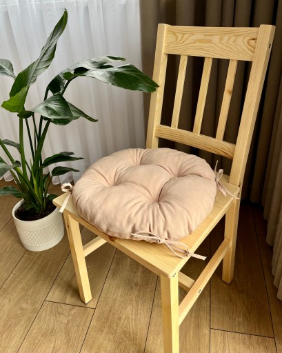 Vankúš na stoličku, 35 cm, BÉŽOVÝ KRUH