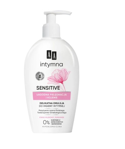 AA Intymna Sensitive emulzia pre intímnu hygienu