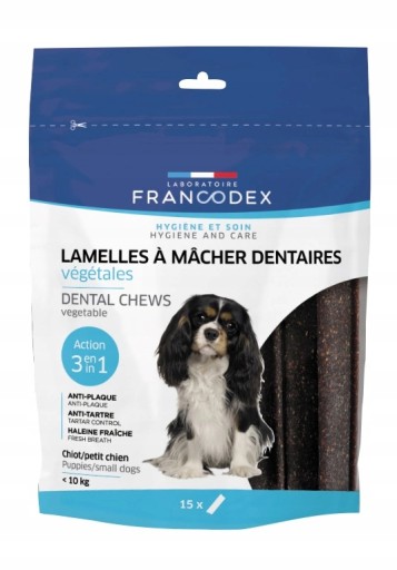 Francodex Strips kamenné granule pre malých psov 15 ks 228g