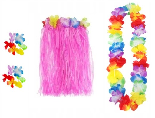 Hawaiian SKIRT set náhrdelník náramky