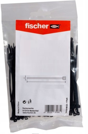 FISCHER Sťahovací pásik 3,6x300mm balenie 100 ks 00069364