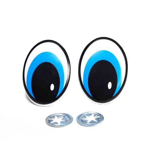EYES BLUE ELIPSE MESH 42x31mm - SCOGS