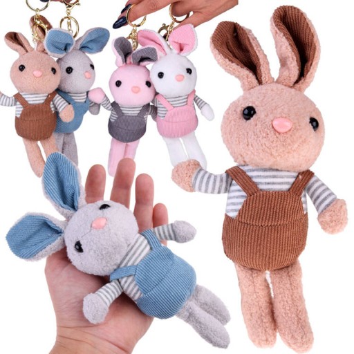 Prívesok plyšový maskot Králik v šortkách ZA4775