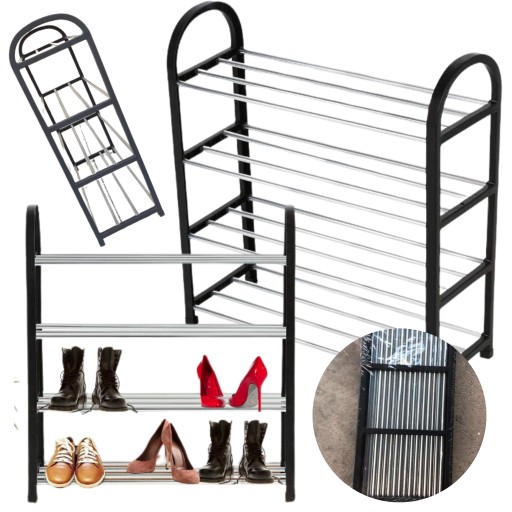 ORGANIZÁTOR NA OBUV SKRIŇKA POLICA POLICA STOJAN NA OBUV 4 ÚROVNE