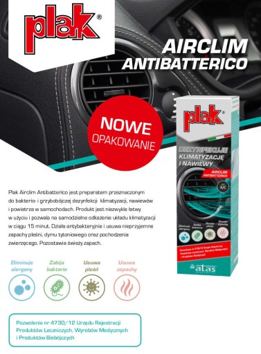 PLAK AIRCLIM FUNGAL REMOVER DEZINFEKCIA KLIMATIZÁCIE
