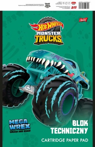 Biely technický blok A4 10k Hot Wheels p10 cena