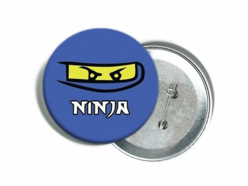 Okrúhla odznak Ninja, 1 ks