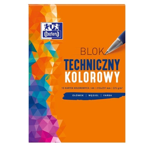 OXFORD TECHNICKÝ BLOK A4 10 LIST 225G FAR