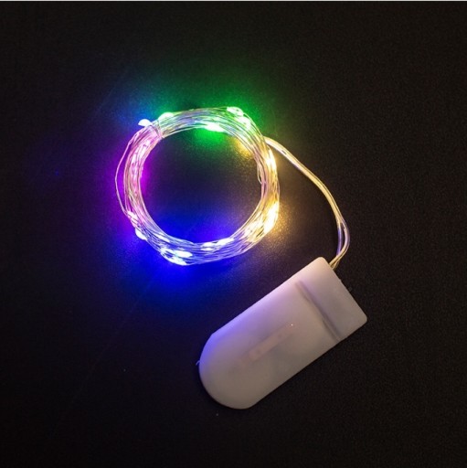 LED svetlá viacfarebná drôtená dekorácia na vianočný stromček