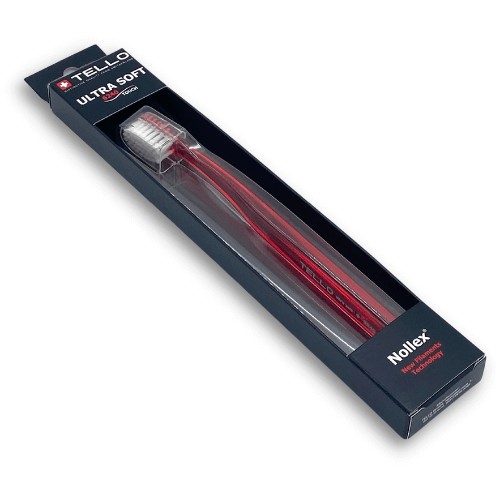 TELLO ULTRA SOFT 6240 SUPER Mäkká zubná kefka BLACK EDITION