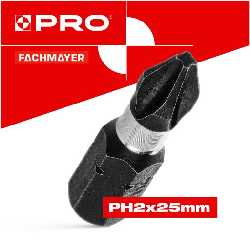 Nárazový bit PH2 Nárazové bity 25mm | Nárazový bit pre skrutkovač 1 ks.