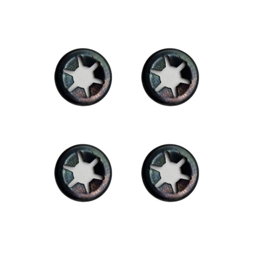 4x 8mm samosvorná podložka pre kolieska vozíka, na aretáciu na oske